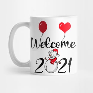 Welcome 2021 Happy New Year Mug